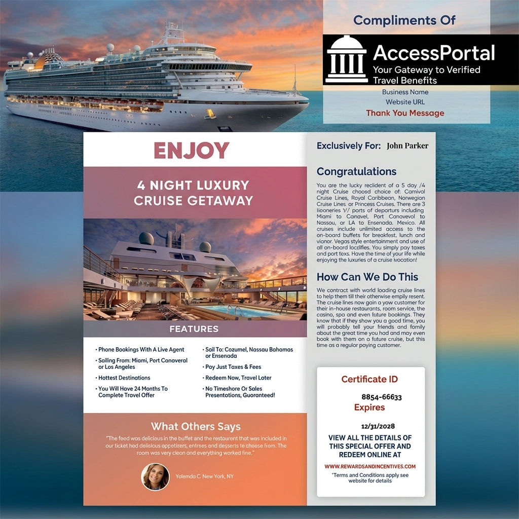 35 Verified Travel Certificates — Official Lifetime Access-
(Last 46 Spots)