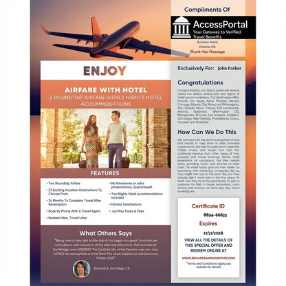 35 Verified Travel Certificates — Official Lifetime Access-
(Last 46 Spots)